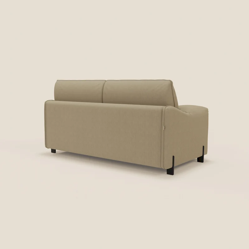 Primula Canapé convertible avec matelas H18 cm en tissu détachable T05 camel