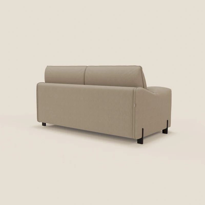 Primula Canapé convertible avec matelas H18 cm en tissu détachable T05 beige