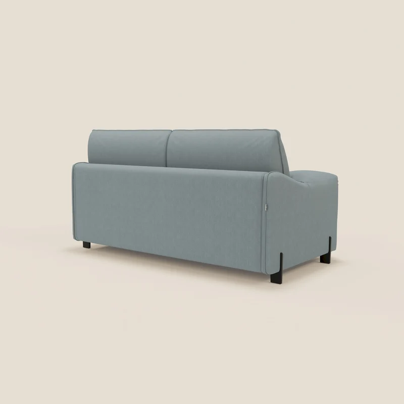 Primula Canapé convertible avec matelas H18 cm en tissu détachable T05 bleu pastel
