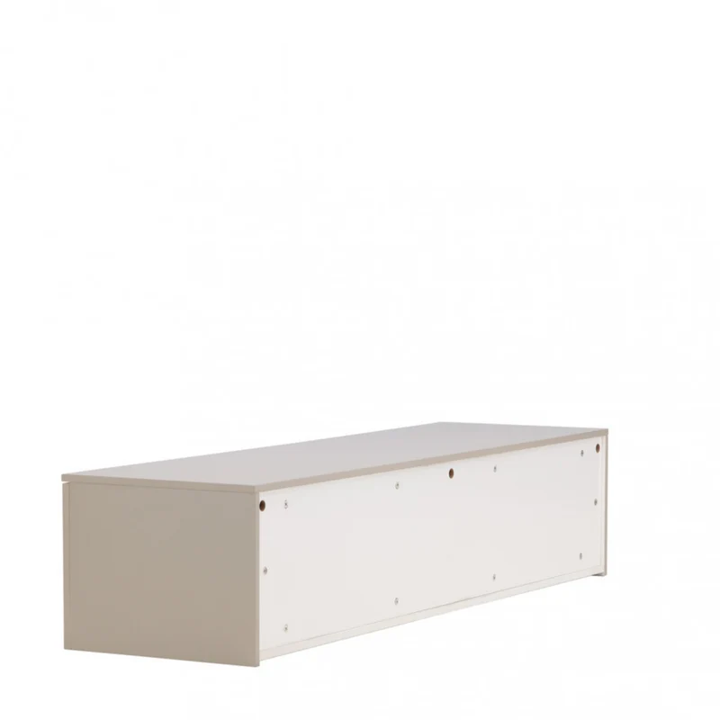 Meuble TV suspendu DRAWER Frihamn 2 tiroirs en bois L160cm beige
