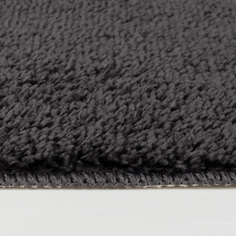 Tapis de Salle de Bain Lavable Antidérapant Gris Cocoa