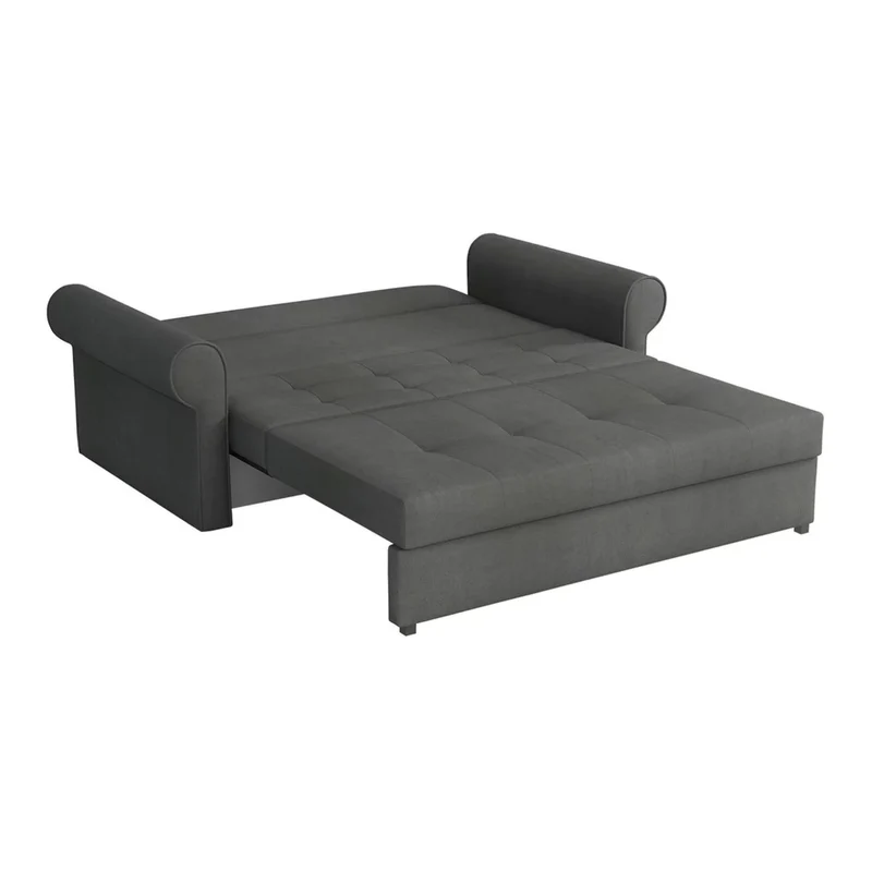 Canapé convertible en tissu gris MOBILIER 1 Columbus 129 (Mono 246)