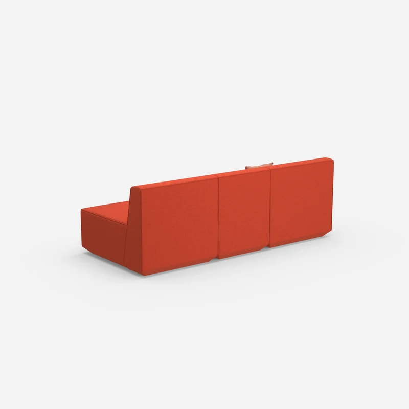 Rotes Dreisitzer Sofa