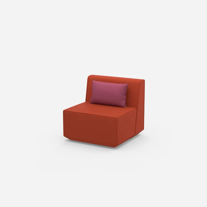Moderner Sessel ohne Lehne
