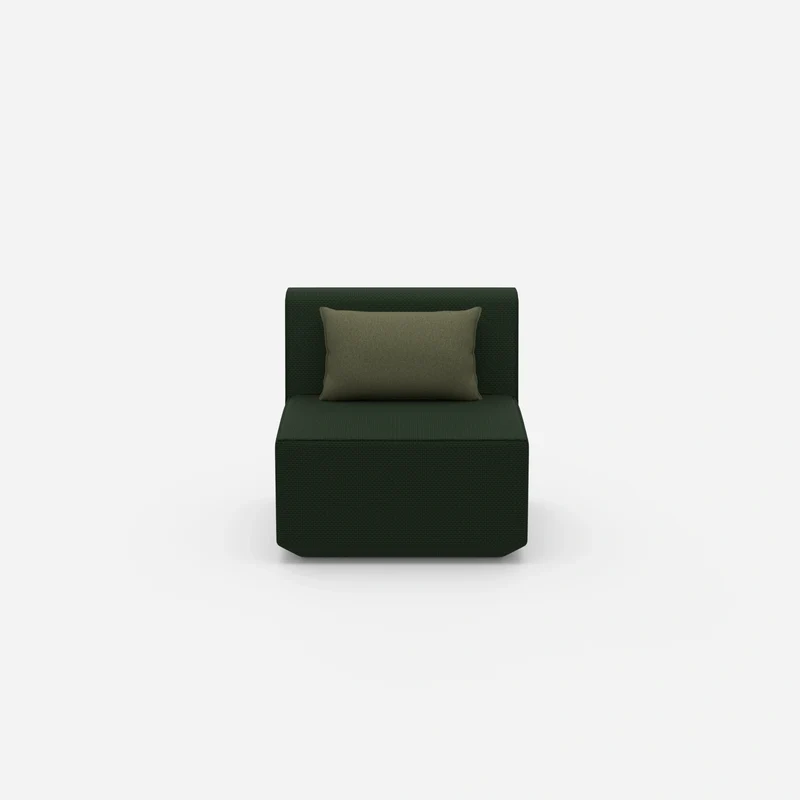 Moderner Sessel ohne Lehne