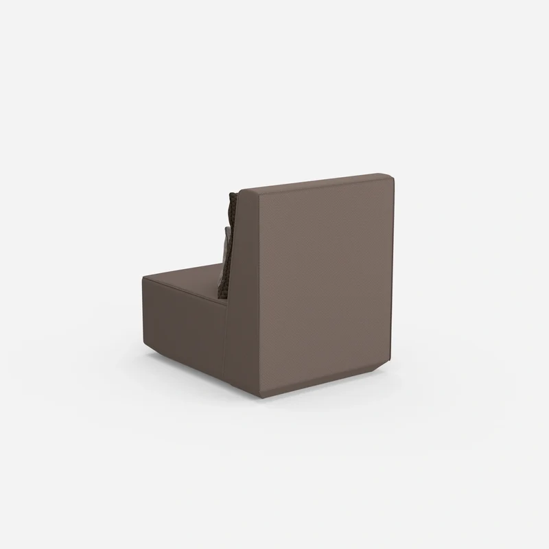 Moderner Sessel mit hoher Rückenlehne