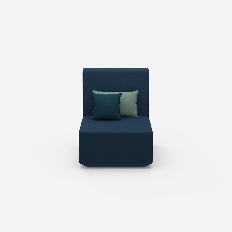 Sessel blau