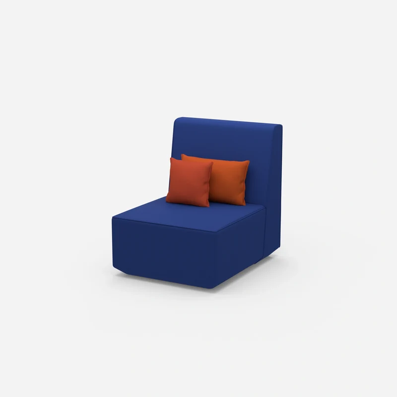 Sessel blau