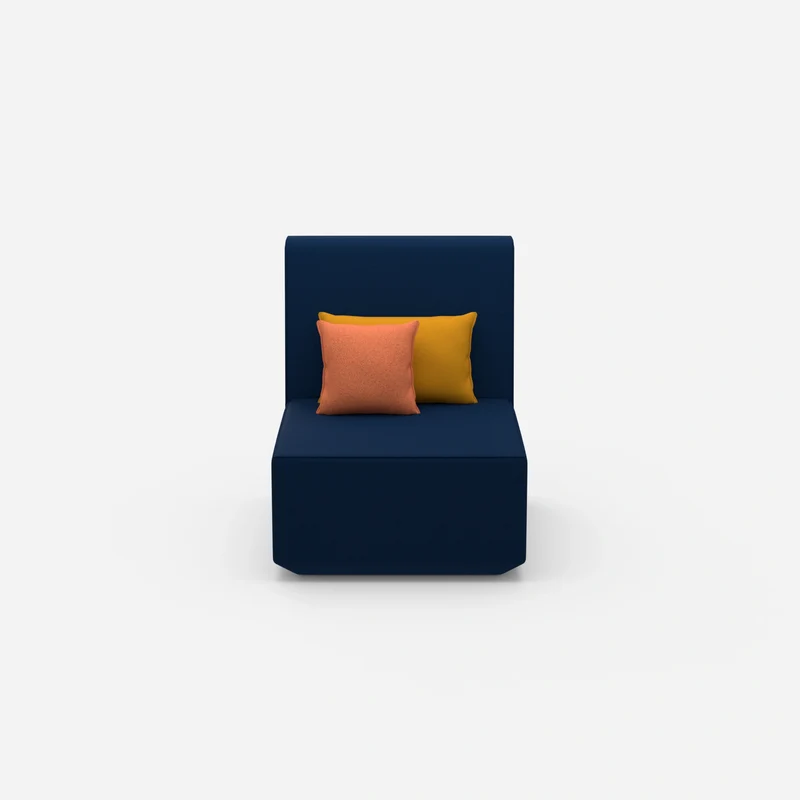 Sessel blau