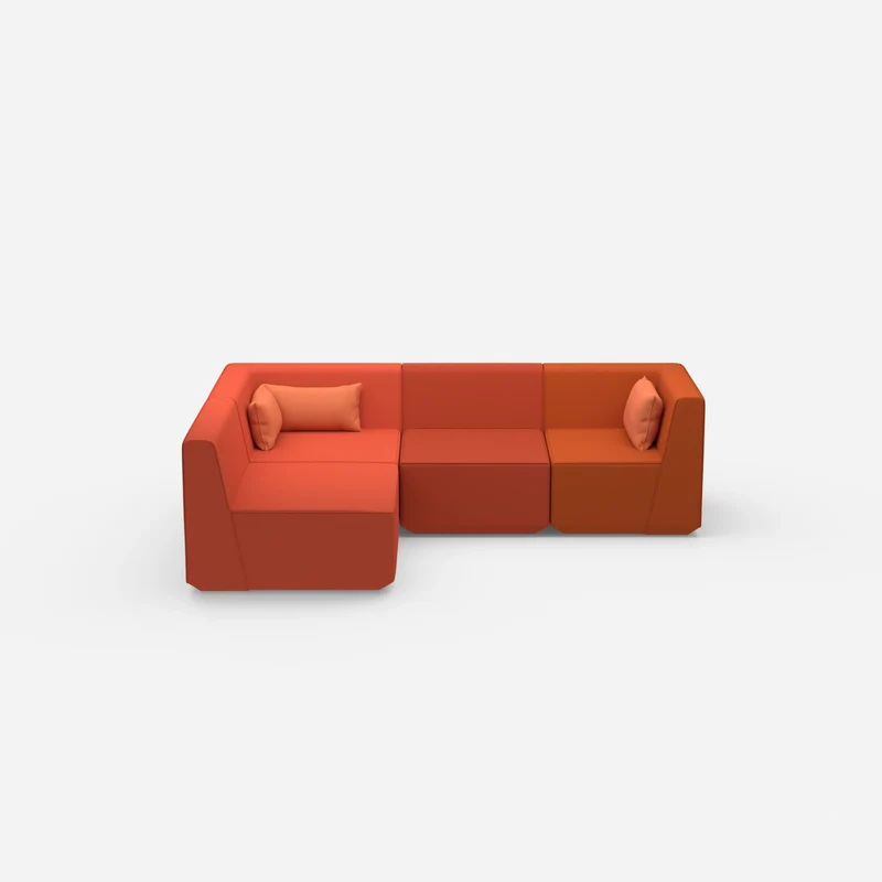 Sofaecke orange