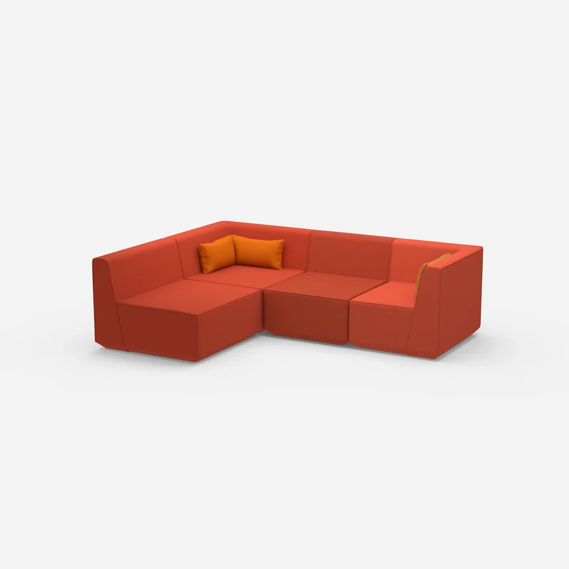 Sofaecke orange