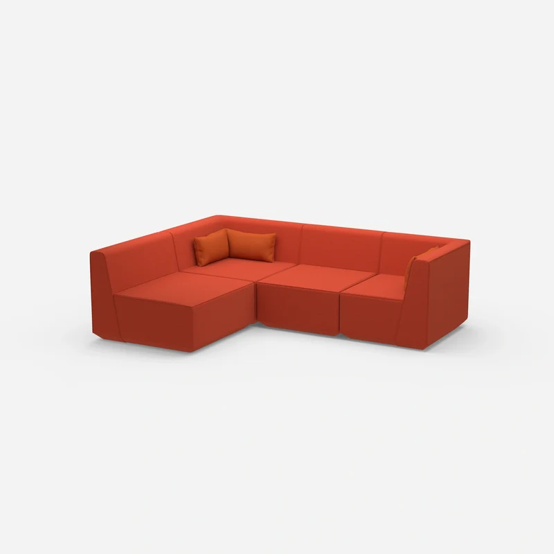 Sofaecke orange
