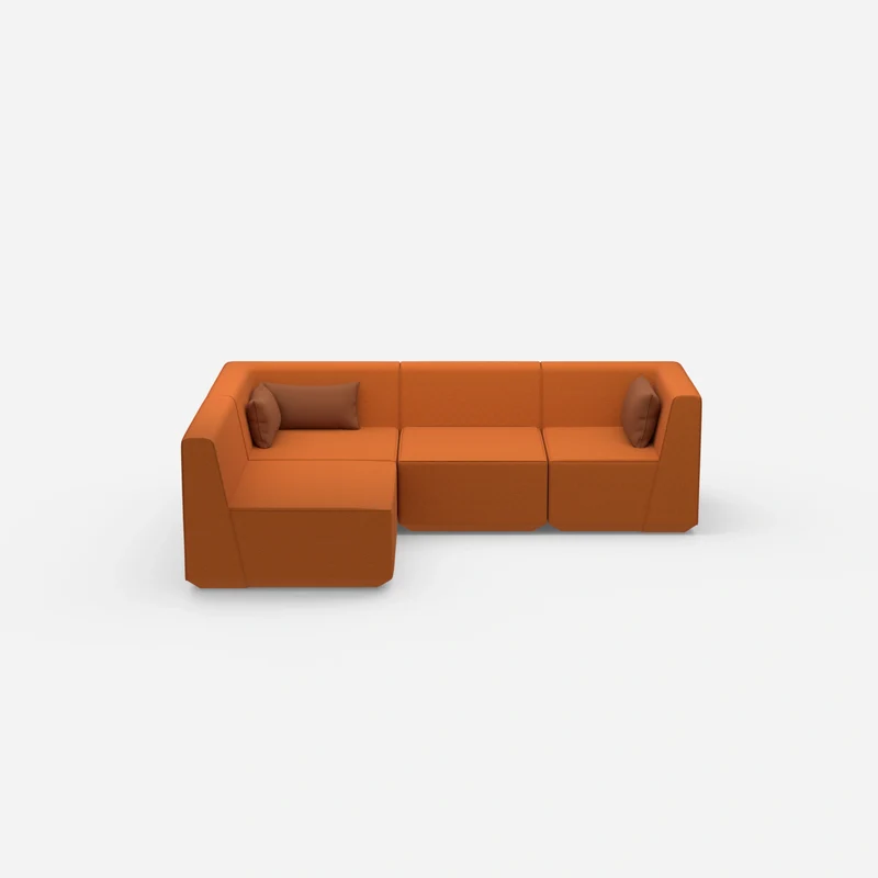 Sofaecke orange