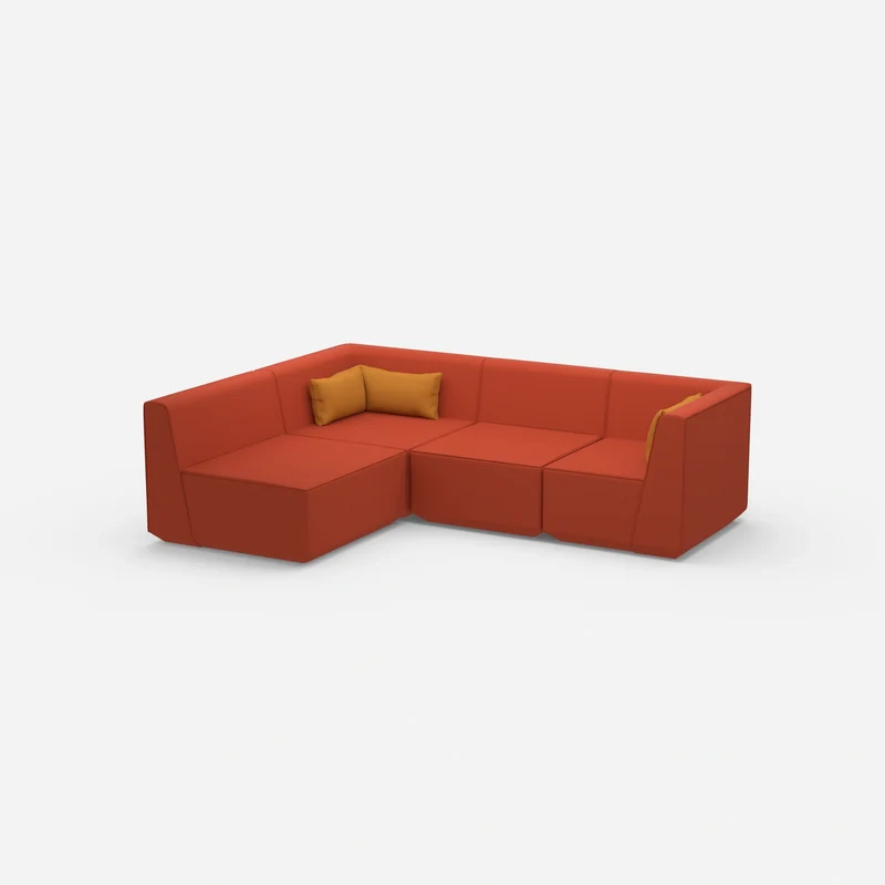 Sofaecke orange