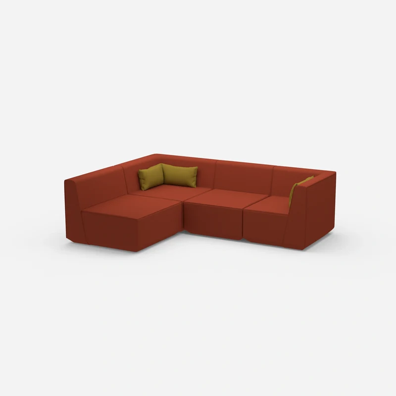 Sofaecke orange