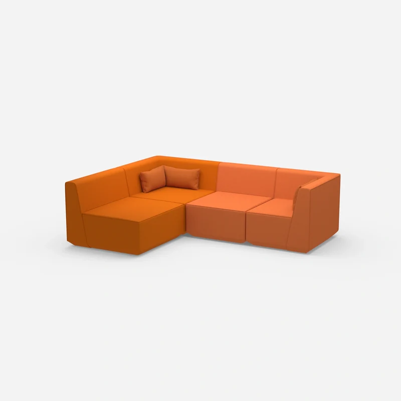 Sofaecke orange