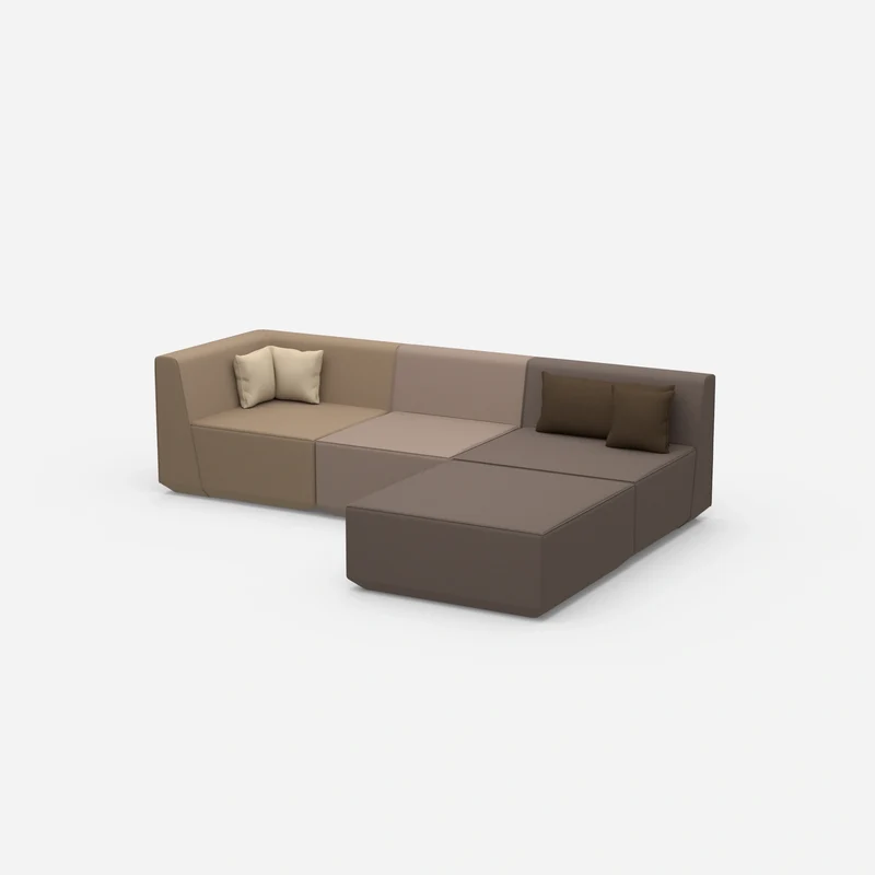 Hochwertiges modulares Ecksofa