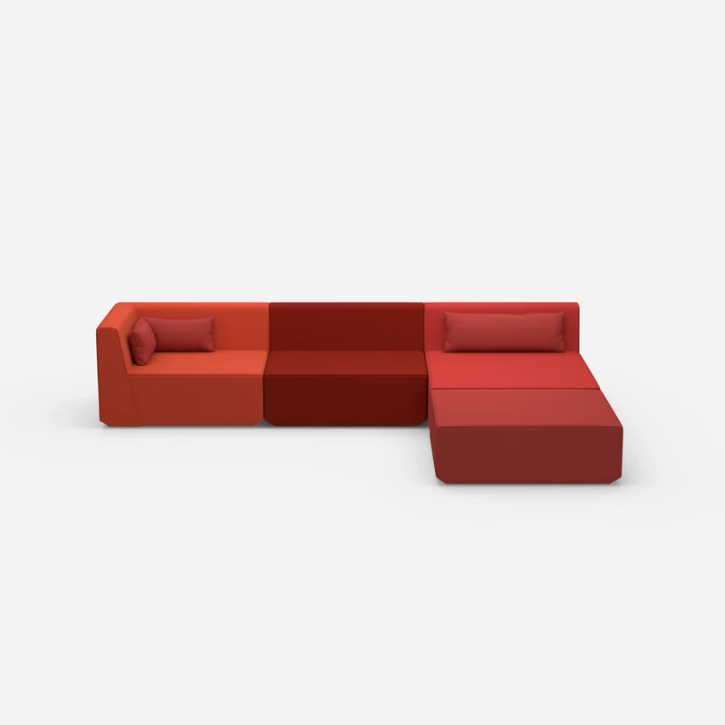 Modulares Ecksofa groß zum Schlafen