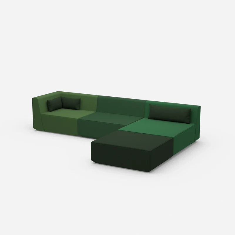 Modulares Ecksofa groß zum Schlafen