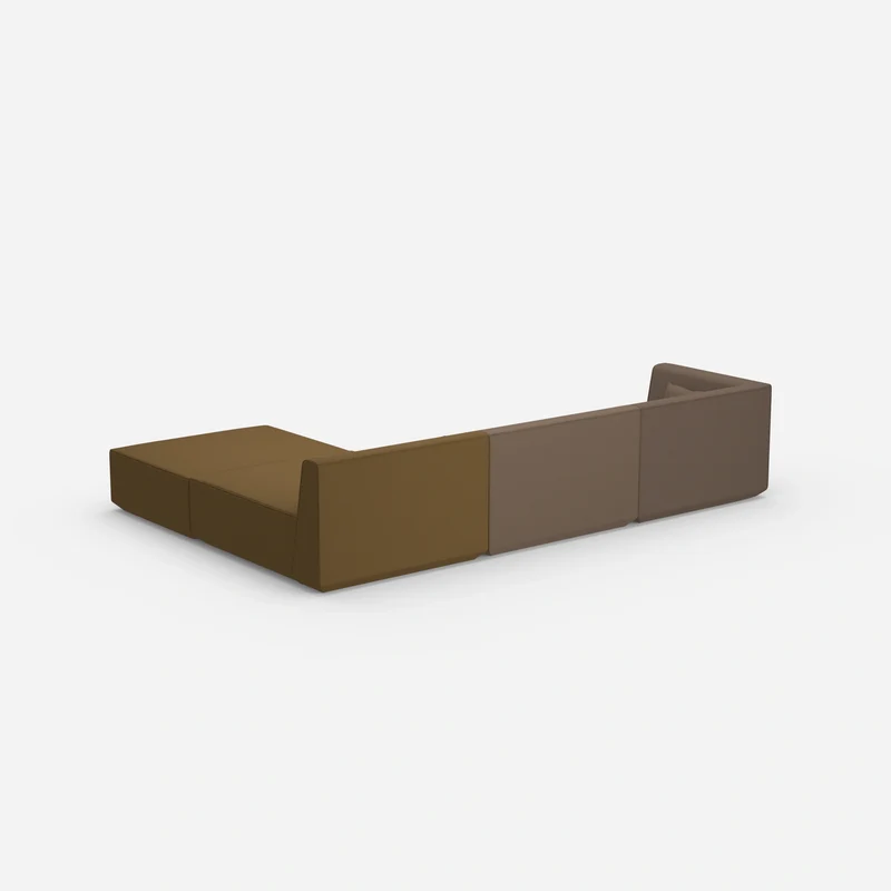 Modulares Ecksofa groß zum Schlafen