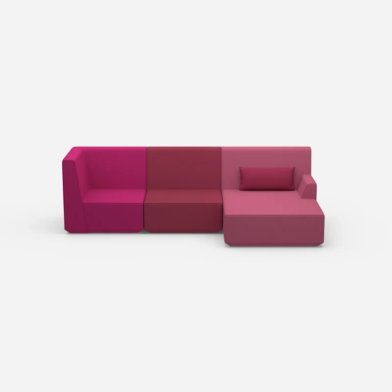 Modernes breites Ecksofa
