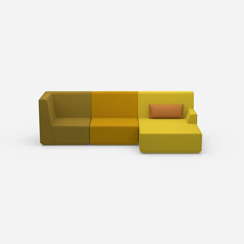 Modernes breites Ecksofa