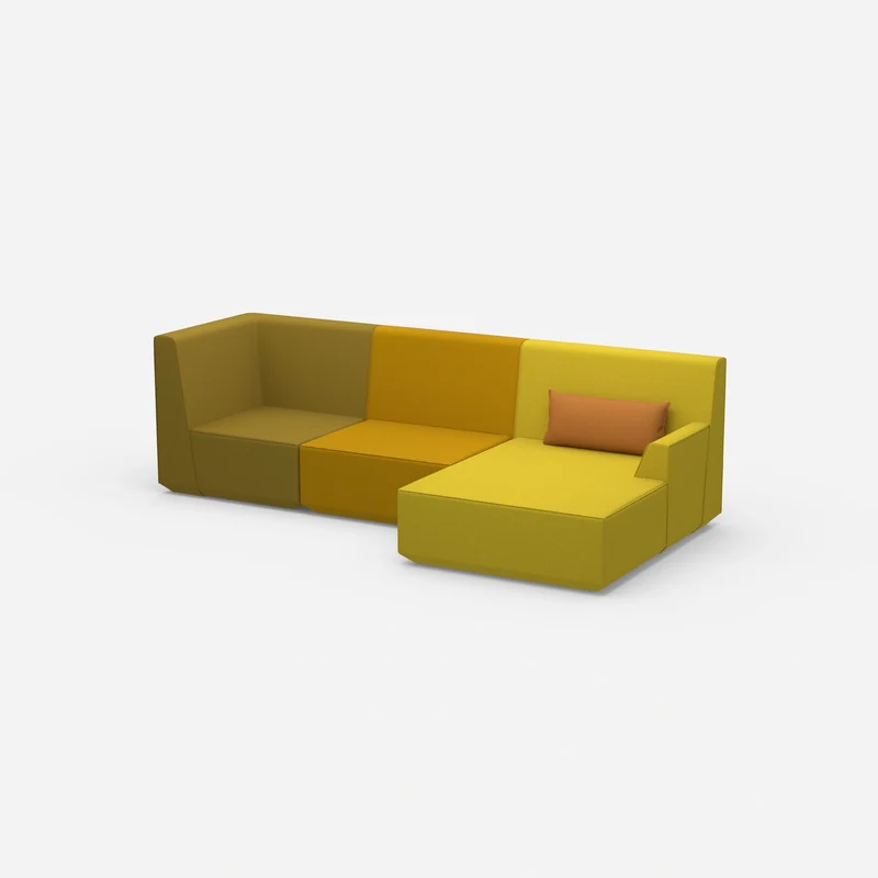 Modernes breites Ecksofa