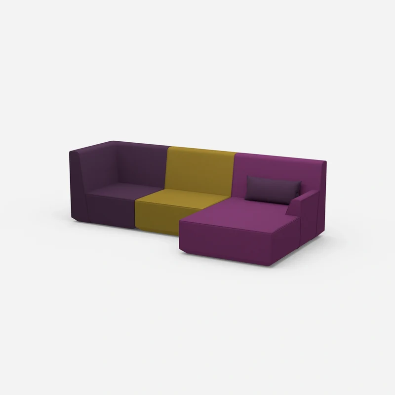 Modernes breites Ecksofa