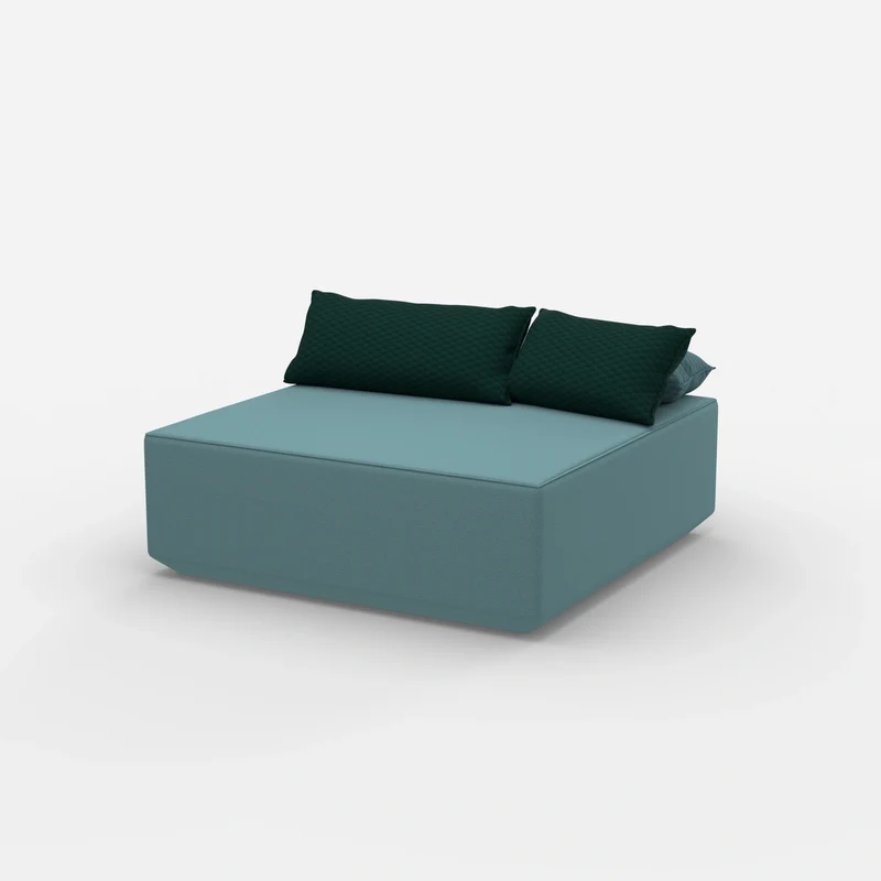Sitzpouf türkis