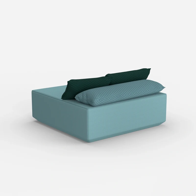 Sitzpouf türkis