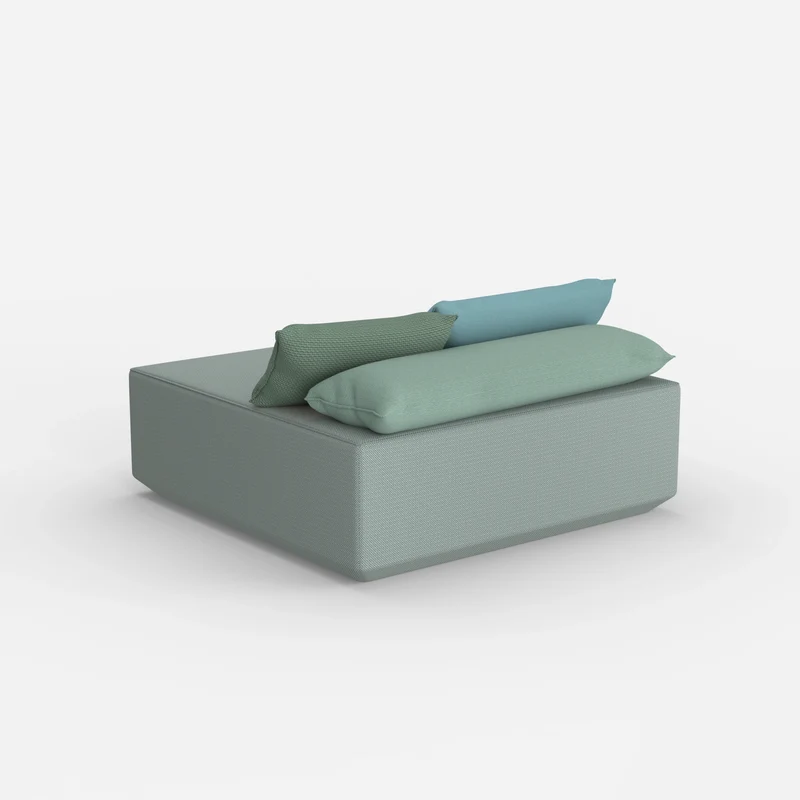 Sitzpouf türkis
