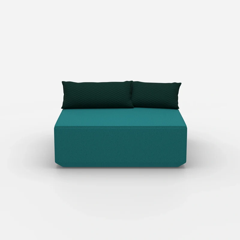 Sitzpouf türkis