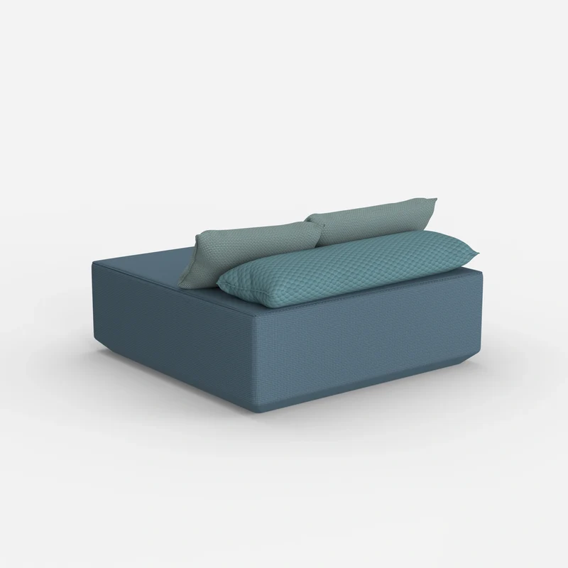 Sitzpouf türkis