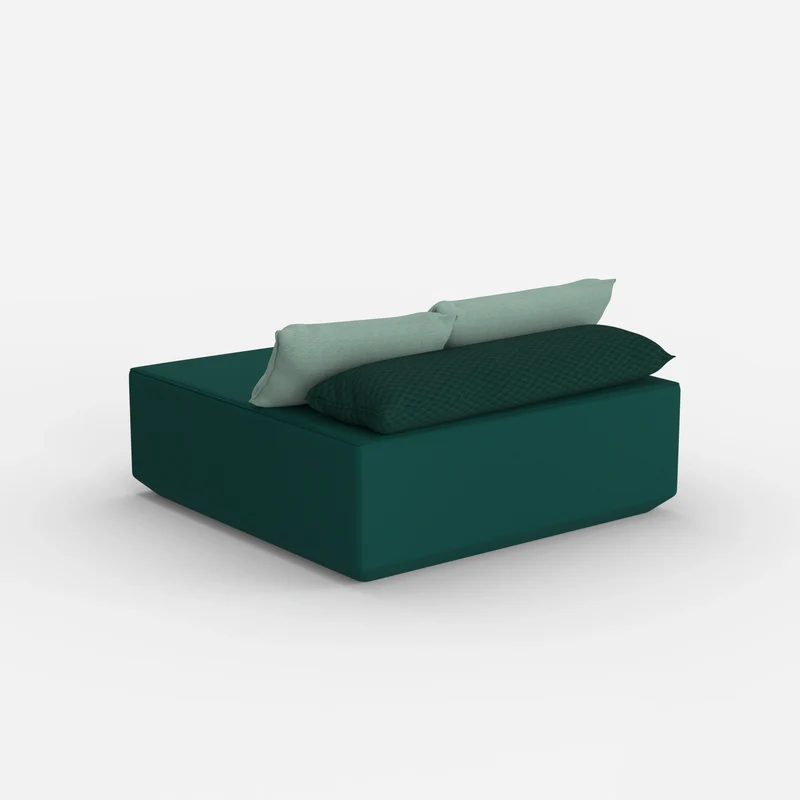 Sitzpouf türkis