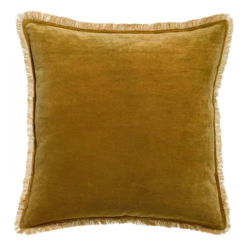Coussin velours Bronze