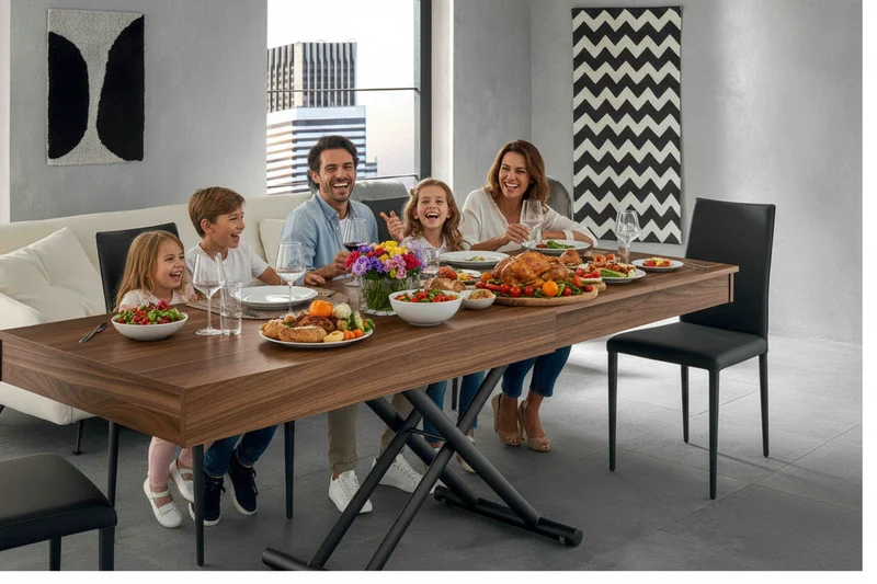 Table basse relevable et transformable - Febo