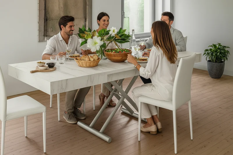 Table basse relevable et extensible - Ulisse