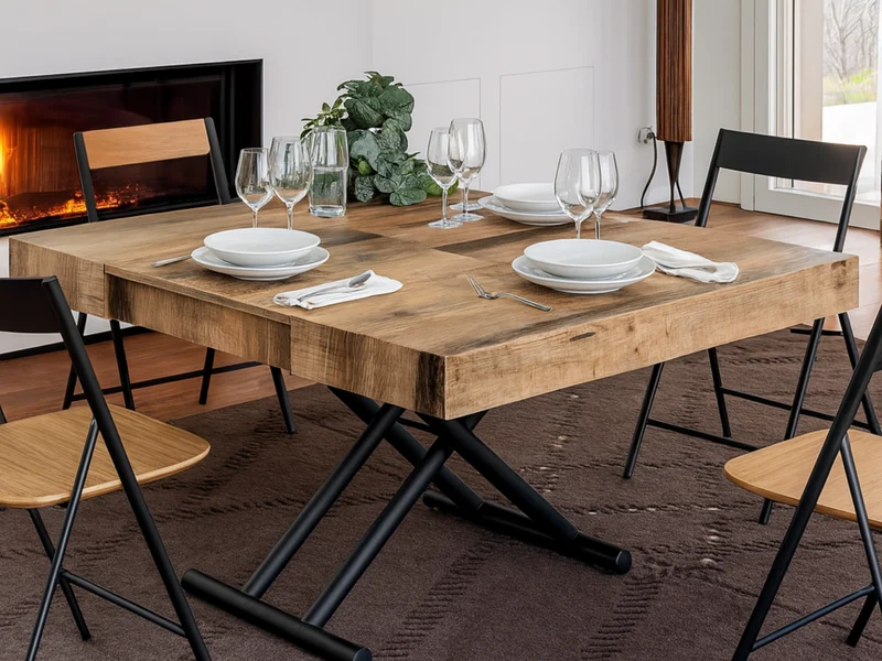 Table basse relevable et transformable - Diario