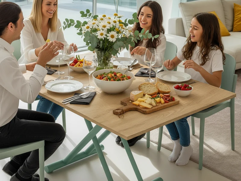 Table basse relevable extensible italienne - Amelie
