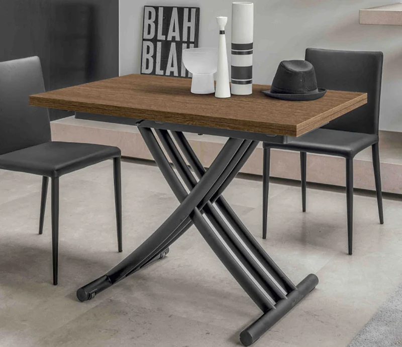 Table basse relevable extensible en bois – Fenix