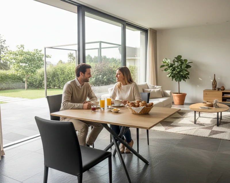 Table basse qui monte et devient table – Lotus