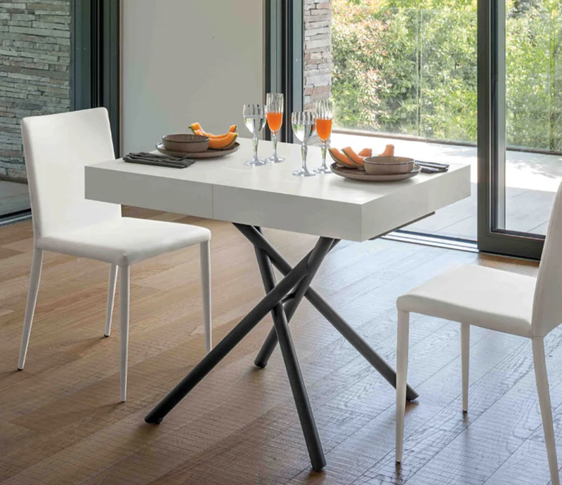 Table basse relevable extensible effet béton – Iris