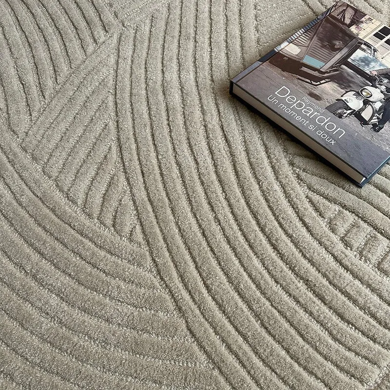 Tapis Canopée beige Uni