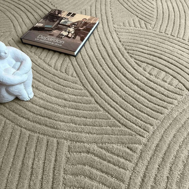 Tapis Canopée beige Uni