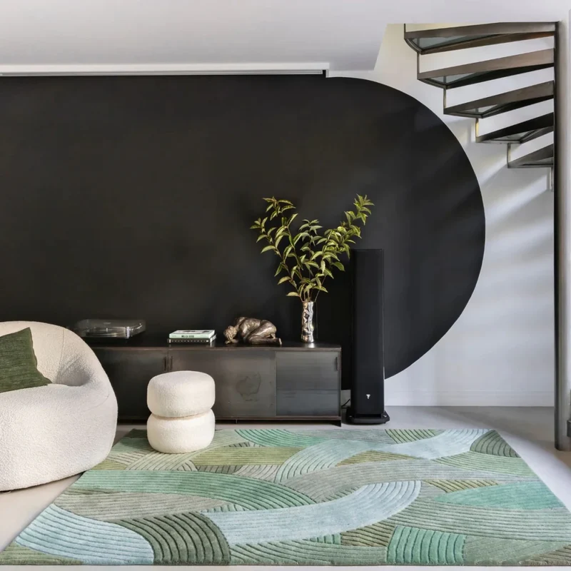 Tapis Canopée vert