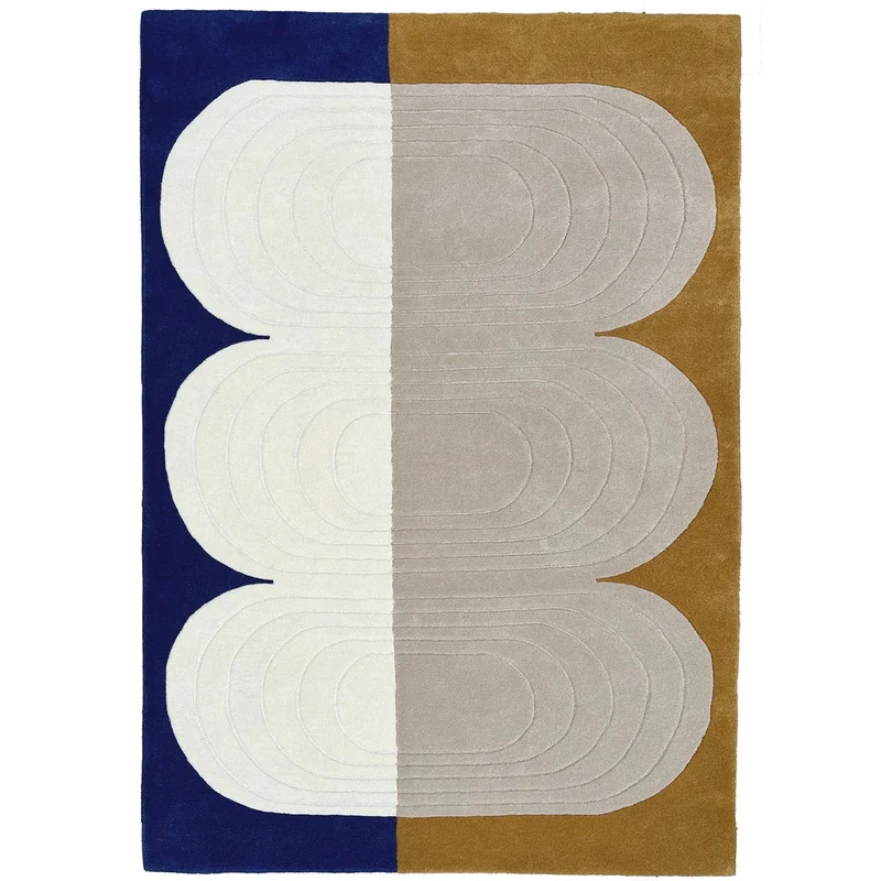 Tapis Bibelot safran & bleu