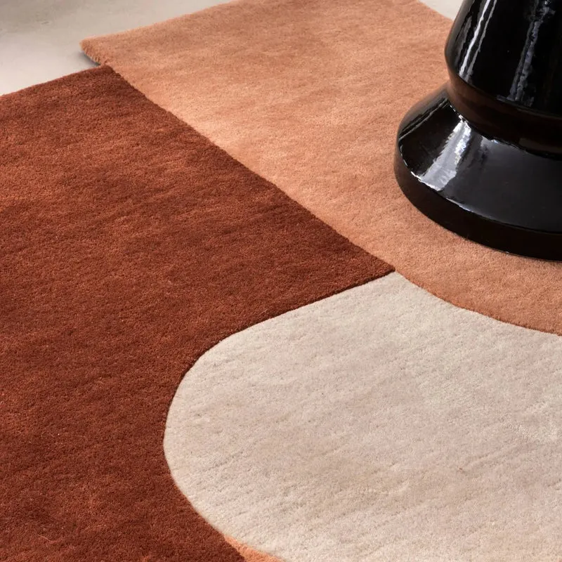 Tapis Dune cuivre