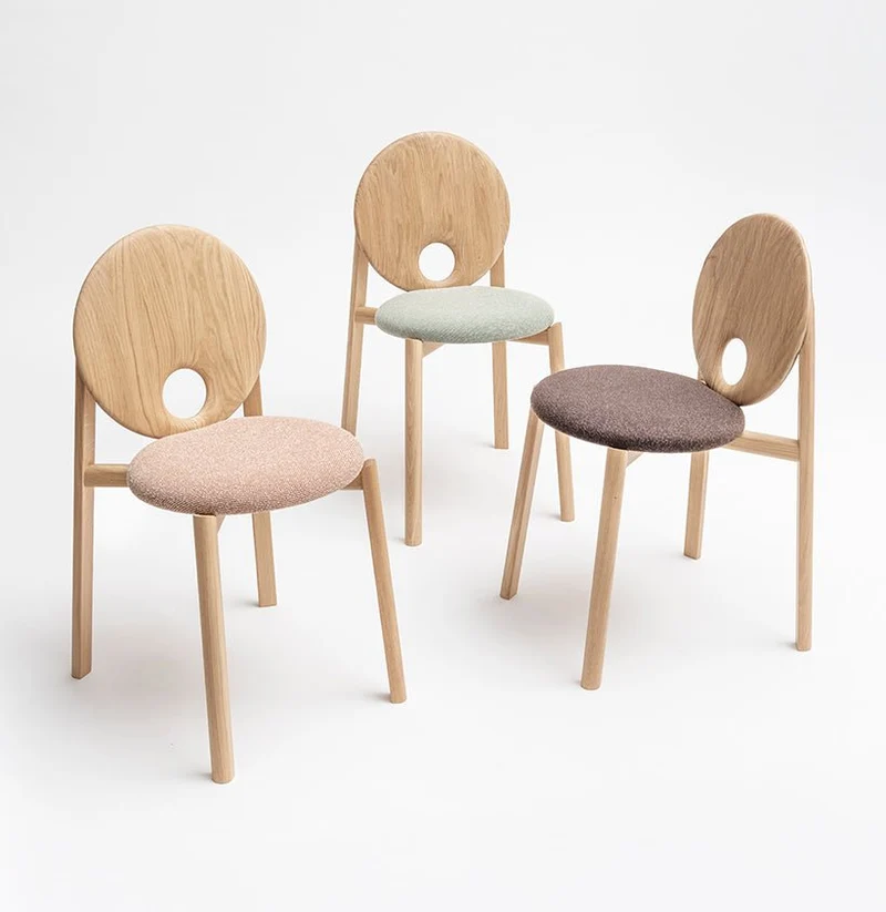 Chaise Helio tapissée - DRUGEOT