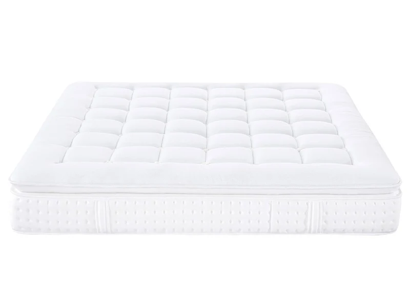 Matelas hybride mousse mémoire en gel et ressorts ensachés 140 x 190 cm épaisseur 31 cm SERENA