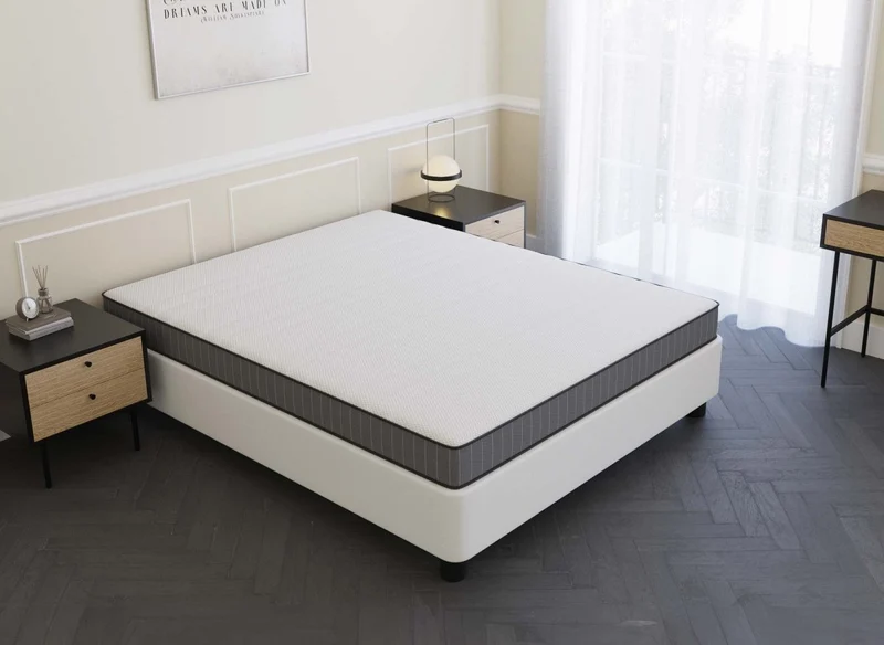 Matelas mousse ferme 140 x 190 cm épaisseur 15 cm WOLK